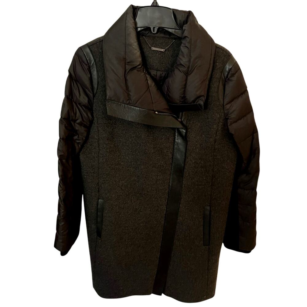 Elie Tahari Wool Blend Long Coat